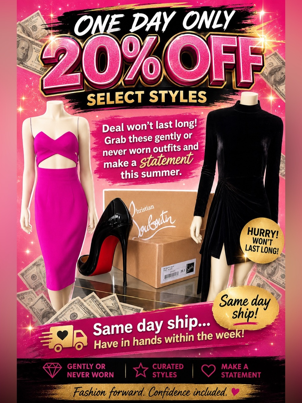 20% OFF SELECT STYLES FOR LIKERS